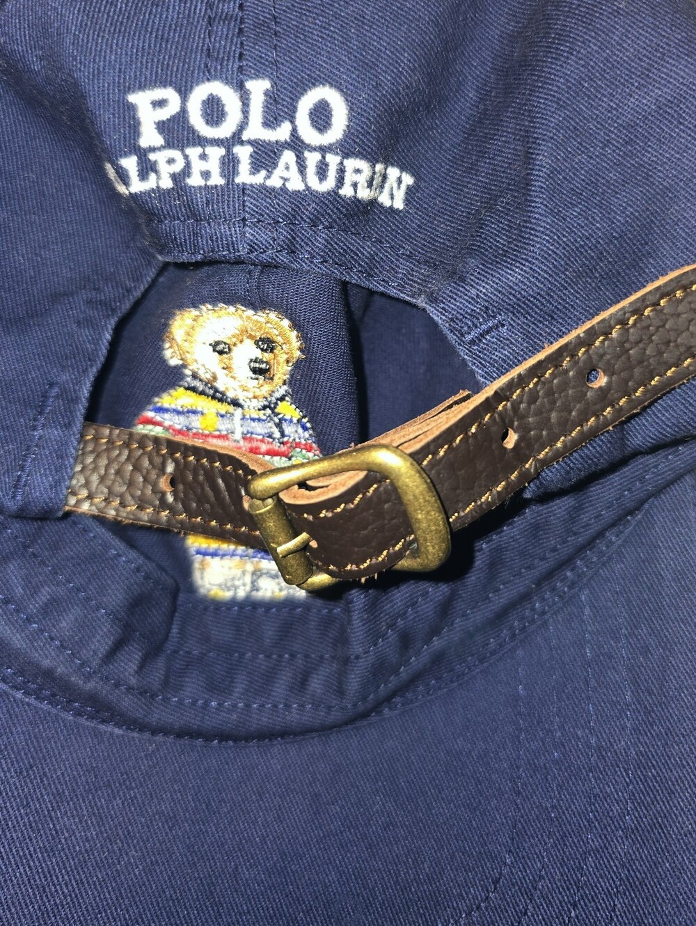 Polo Ralph Lauren Polo Bear Chino Sport Cap color 'Newport Navy',One Size - Picture 2 of 6